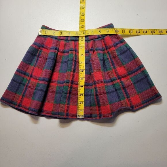 Tartan Plaid Cotton Skirt Christmas Holiday Girls Toddler Size 5T - Picture 6 of 7
